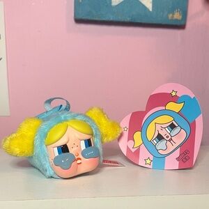 Pop Mart The Powerpuff Girls x Crybaby Bubbles Plush Keychain Figure